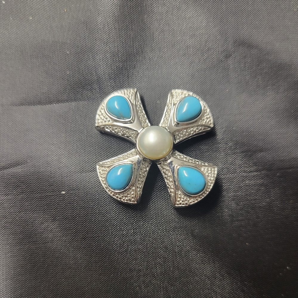 Turquoise and pearl